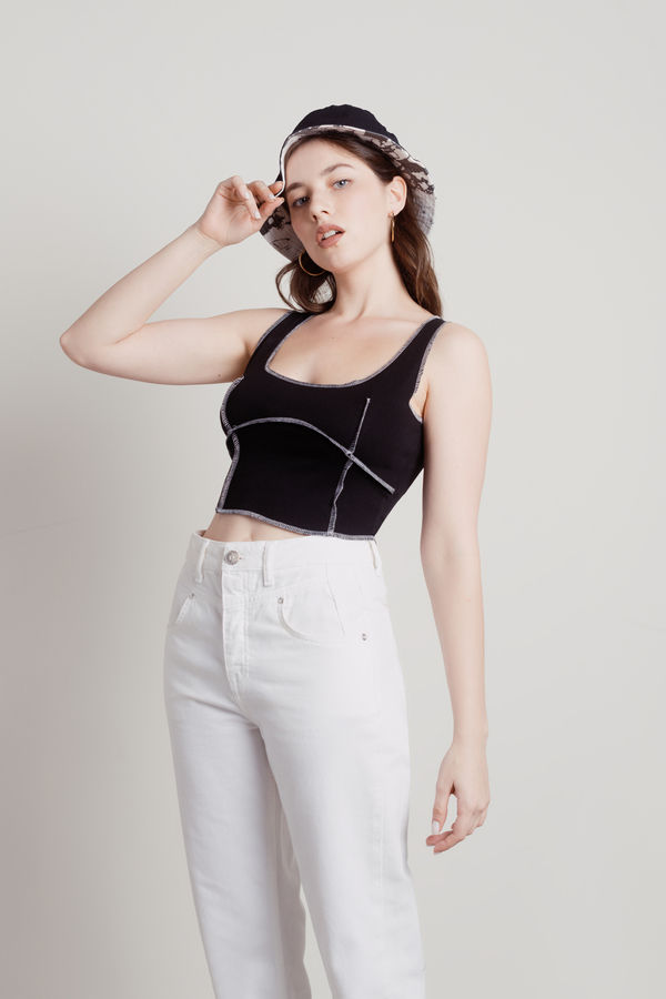 Elevated Tank Top - Black
