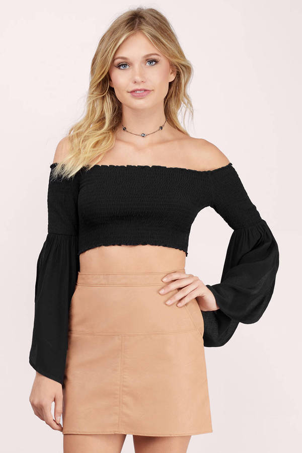 Go Free Crop Top - Black