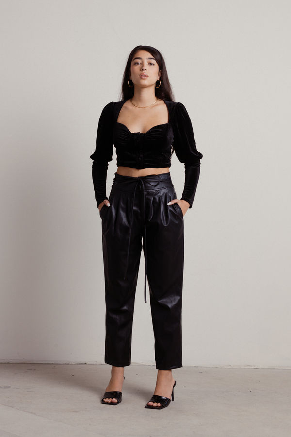How Fancy Bustier Top - Black