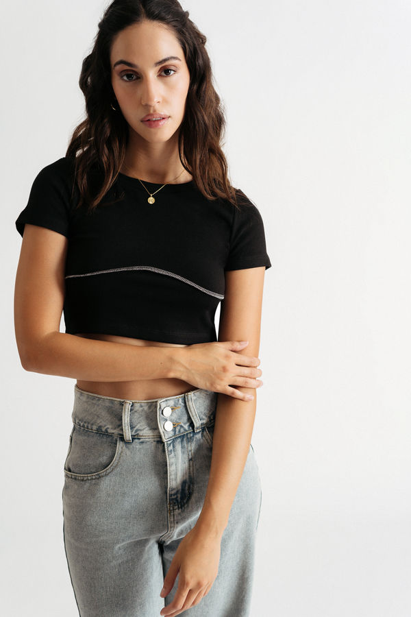 Nono Crop Top - Black