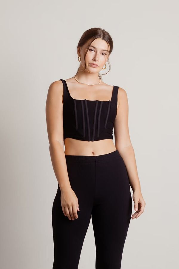 Zua Crop Top - Black