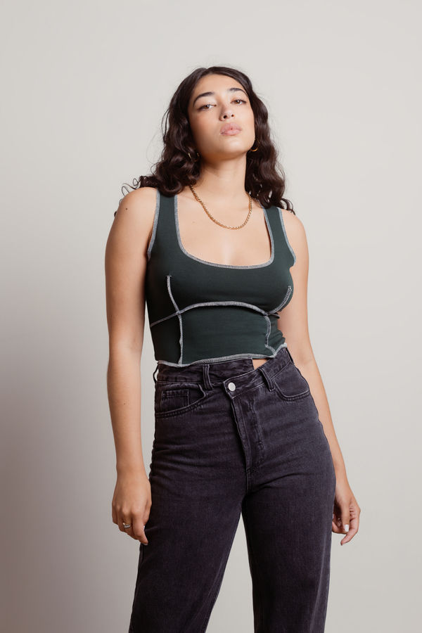 Elevated Tank Top - Green