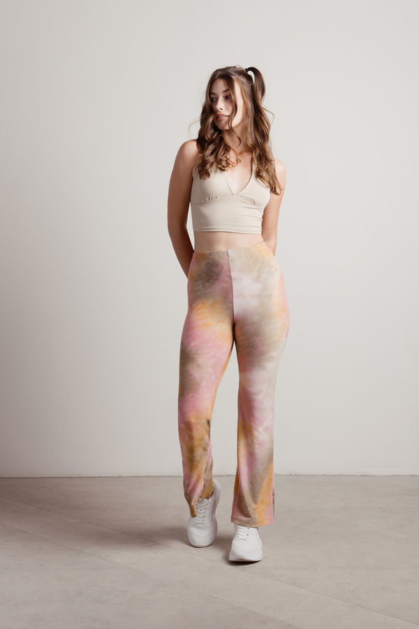 Emmanuel Tie Dye Pants - Rose Multi