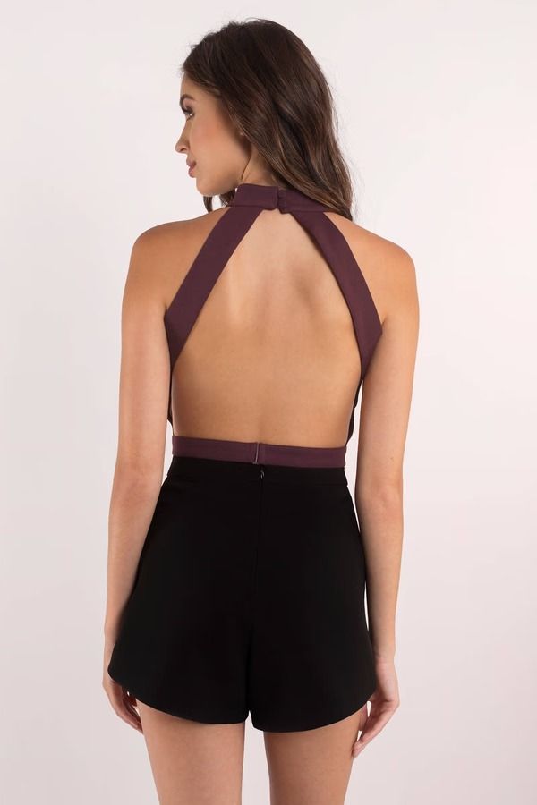 All Night Crop Top - Wine