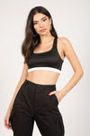 Melanie Crop Top - Black