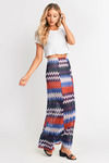 Simply Harmonious Aztec Maxi Skirt - Blue Multi 