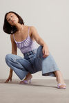 Basique Crop Top - Lilac