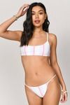 Darling Stripe Bikini Top - Multi