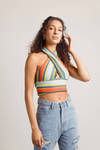 Tropical Weather Crop Top - Multi