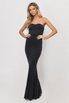 Jennifer Sweetheart Trumpet Maxi Dress - Navy