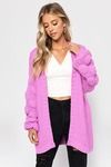 Shannon Oversized Cardigan - Pink