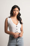 Natalie Crop Top - Rainbow