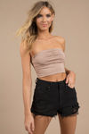 Britt Tube Top - Taupe