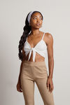 Avalon Crop Top - White