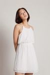 Minnie Racerback A-Line Mini Dress - White
