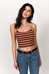 Beautiful Crazy Crop Top - Wine Multi