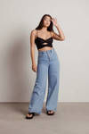 Crash Into You Crop Top - Black