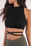 Good All Around Crop Top - Black