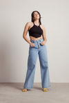 Priestess Crop Top - Black