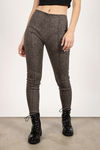 Anti Venom Snake Print Pants - Charcoal