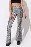 Watch Out Bell Bottom Pants - Grey Multi