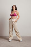 Jaded Crop Top - Hot Pink