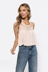Nichelle Crochet Blouse - Mauve