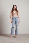 No Doubt Crop Top - Mauve