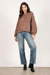 Kacey Chunky Knit Sweater - Mocha