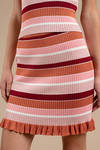 MINKPINK Shades of Rose Knit Mini Skirt - Multi