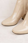 Sol Sana Cecile Patent Leather Ankle Boots - Nude