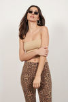 Remember Me Crop Top - Nude