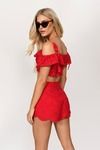 Lorie Crop Top - Red