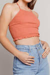 Feel Good Crop Top - Rust