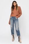 Take It Easy Knit Sweater - Rust