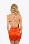 Eloisa Backless Bodycon Mini Dress - Tiger