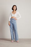 Good Days Ribbed Cardigan - White