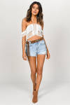 Kassidy Crop Top - White