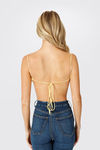 Roar Louder Crop Top - Yellow