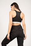 Melanie Crop Top - Black