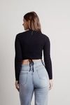 Nollie Crop Top - Black