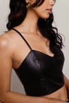 Overrun Crop Top - Black