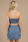 Lucca Couture Jada Tube Top - Blue
