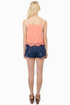 Vivienne Crop Top - Coral