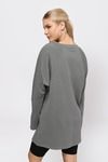 Sophia Lace Up Mini Dress - Gray