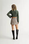 Pursuit Of Coziness Turtleneck Sweater - Green