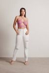 Surprise Me Crop Top - Hot Pink