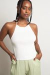 Curtis Crop Top - Ivory