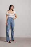 Linh Ribbed Top - Ivory