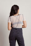 Take Me Back Crop Top - Ivory